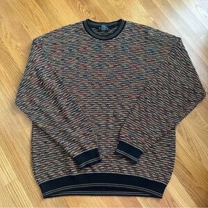 Vintage Tosani Made in Canda Coogi-Inspired Men’s Crewneck Sweater Size L